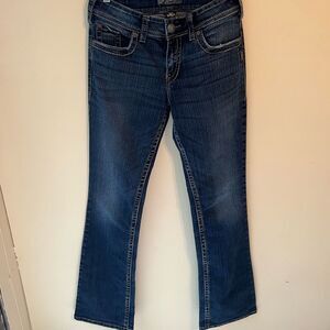 Silver Jeans Suki Surplus Mid Rise Bootcut Womens